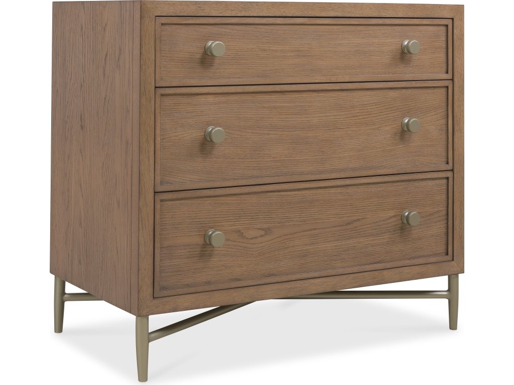 Sonnet Three-Drawer Nightstand - main image