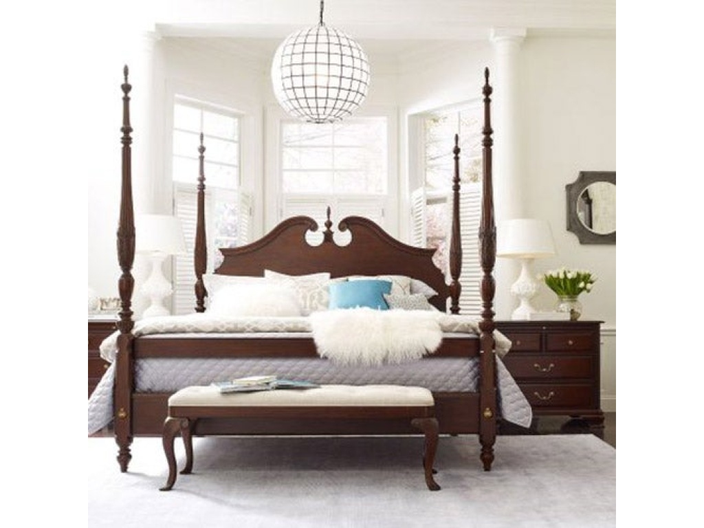 Hadleigh Rice Carved Queen Bed - image 1