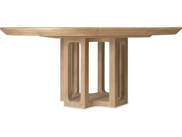 Banyon Bay Round Dining Table with One 18-inch Leaf - Alternative View