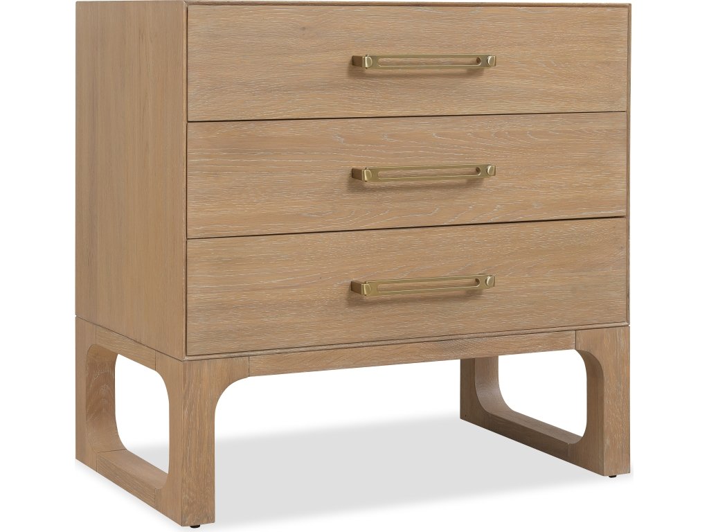 Banyon Bay Three Drawer Nightstand - main image