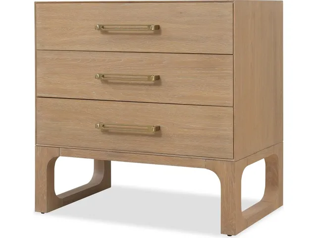 Banyon Bay Three Drawer Nightstand - Alternative View