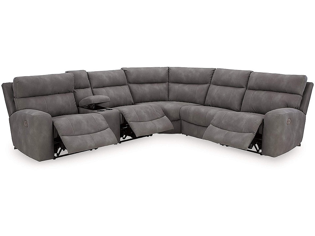 Next-Gen DuraPella 6-Piece Power Reclining Sectional - image 2