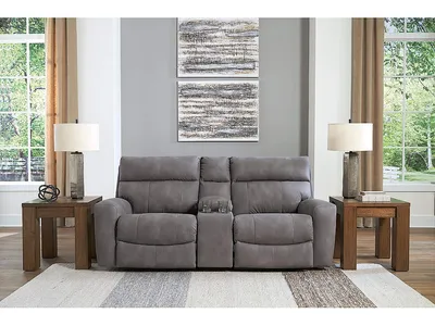 Next-Gen DuraPella 3-Piece Power Reclining Sectional Loveseat with Console