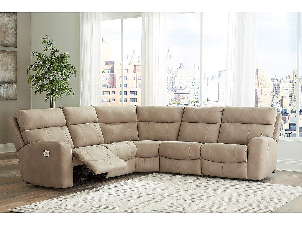 Next-Gen DuraPella 5-Piece Power Reclining Sectional - image 1