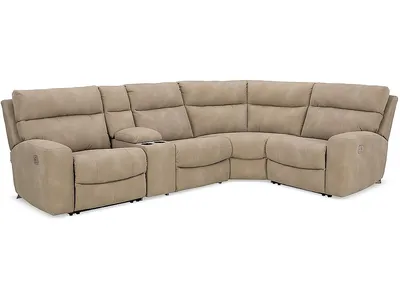 Next-Gen DuraPella 5-Piece Power Reclining Sectional