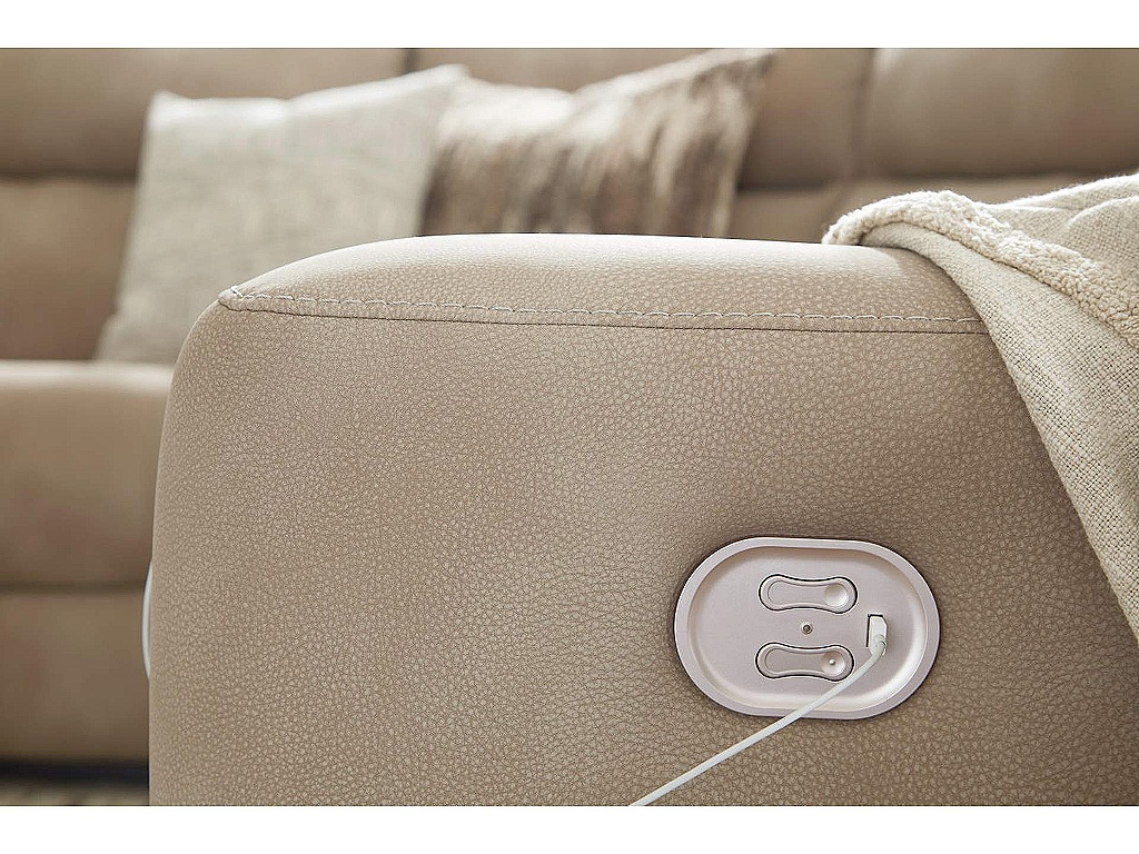 Next-Gen DuraPella 4-Piece Power Reclining Sectional - image 2