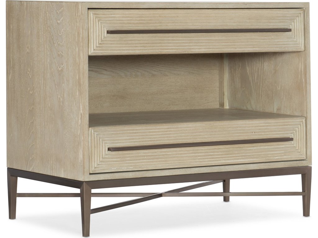 Cascade Two-Drawer Nightstand - main image
