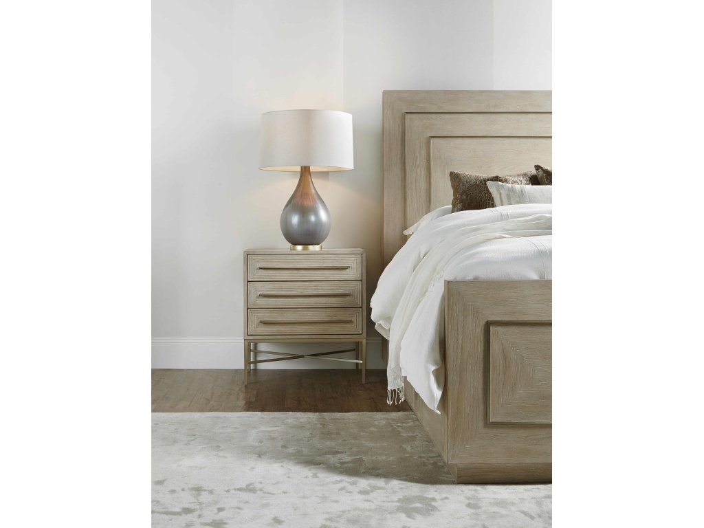 Cascade Three-Drawer Nightstand - image 2
