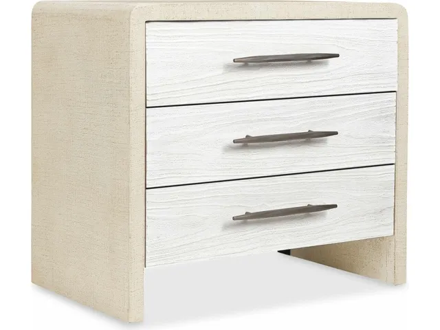 Cascade Three-Drawer Nightstand