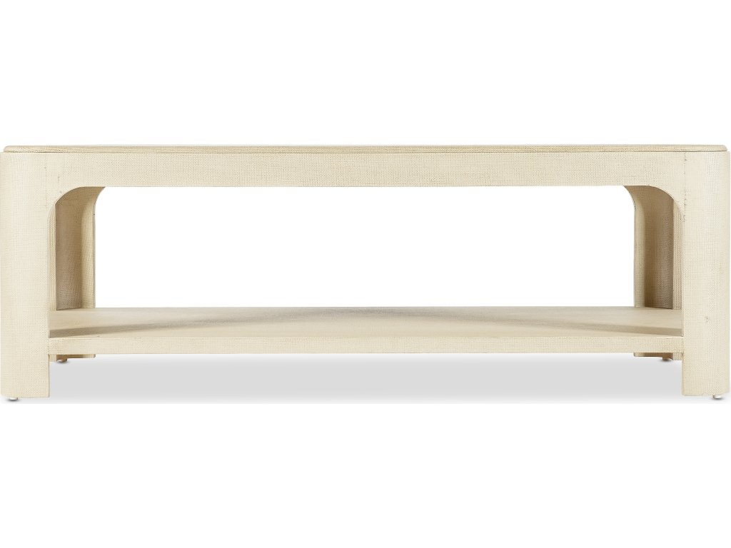 Archives Raffia Rectangle Cocktail Table - image 2