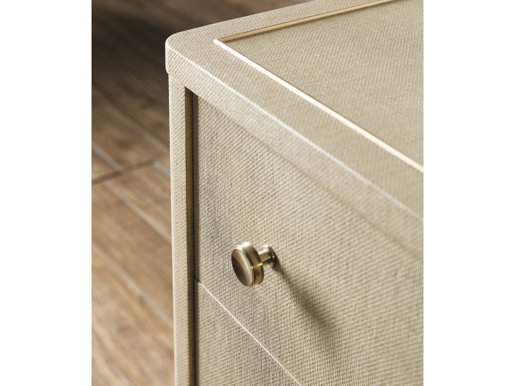 Archives Raffia Three-Drawer Chest - image 5
