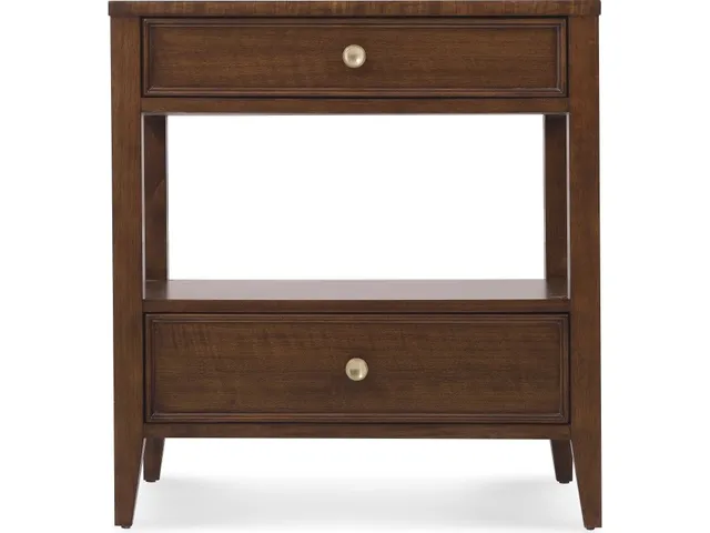 Archives Two-Drawer Nightstand - Alternative View