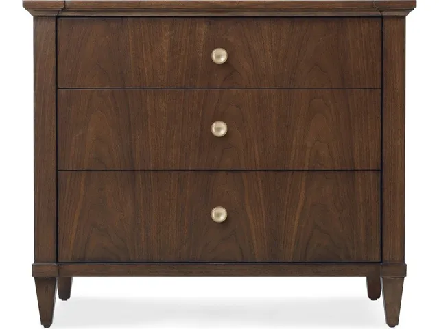 Archives Three-Drawer Nightstand - Alternative View