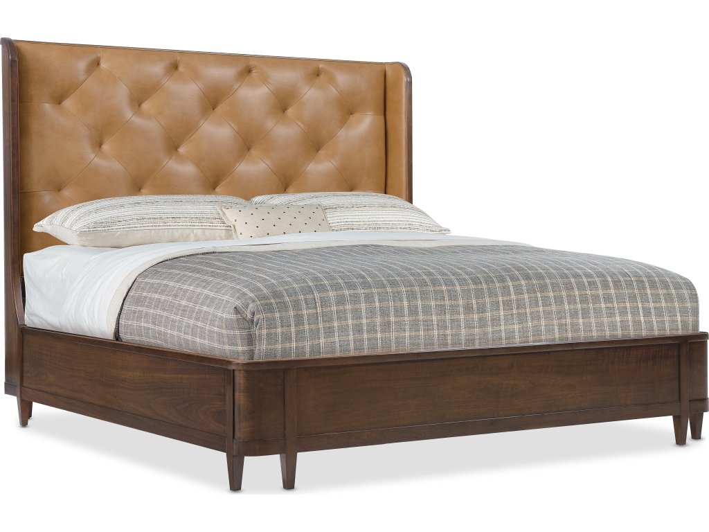 Archives King Leather Bed - main image