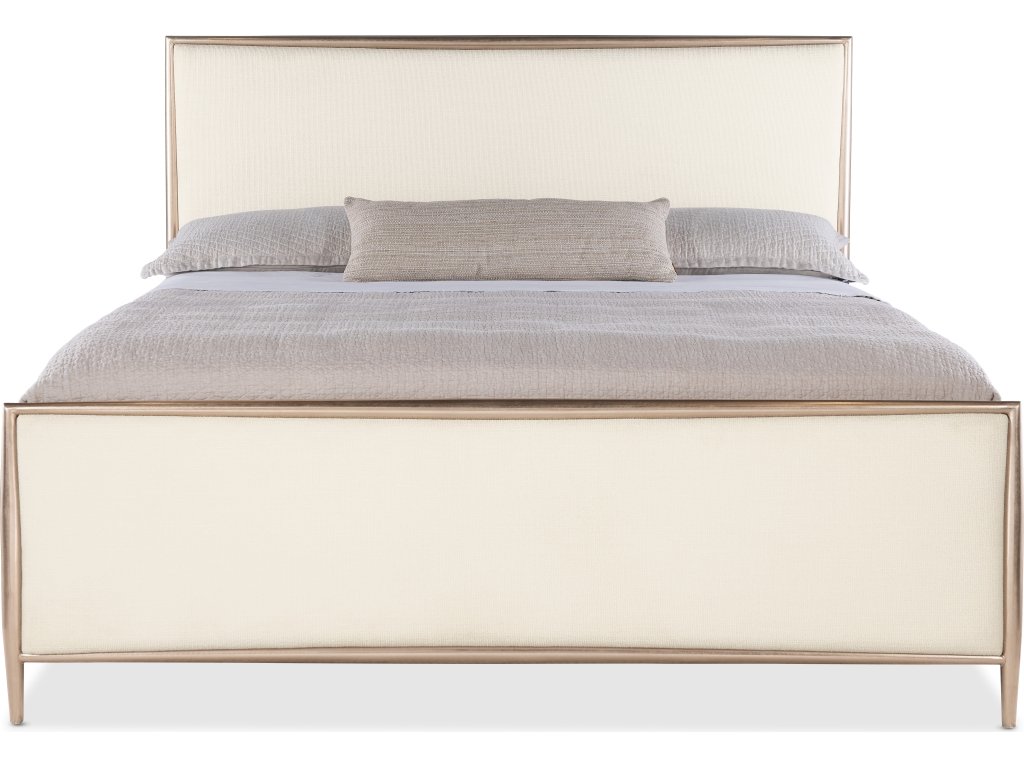 Westwood King Upholstered Metal Bed - image 2