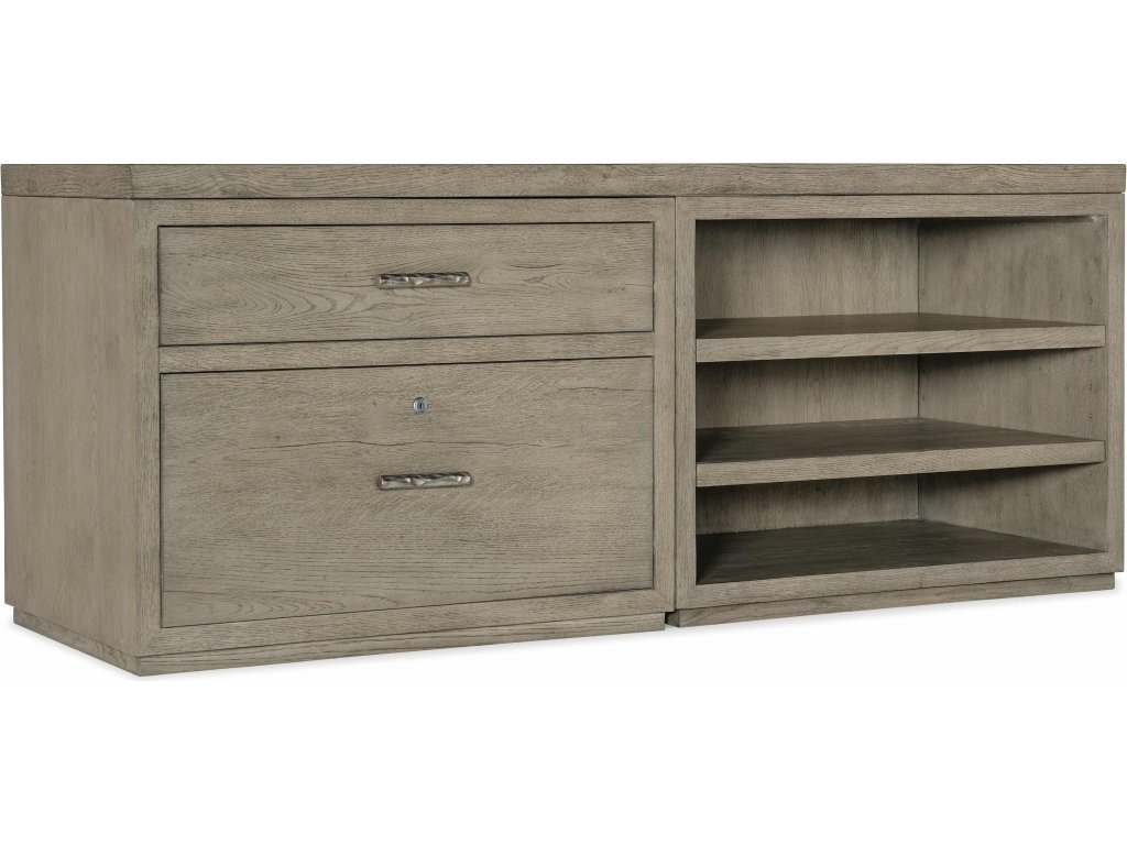 Linville Falls Credenza - 72in Top-Lateral File and Open - main image