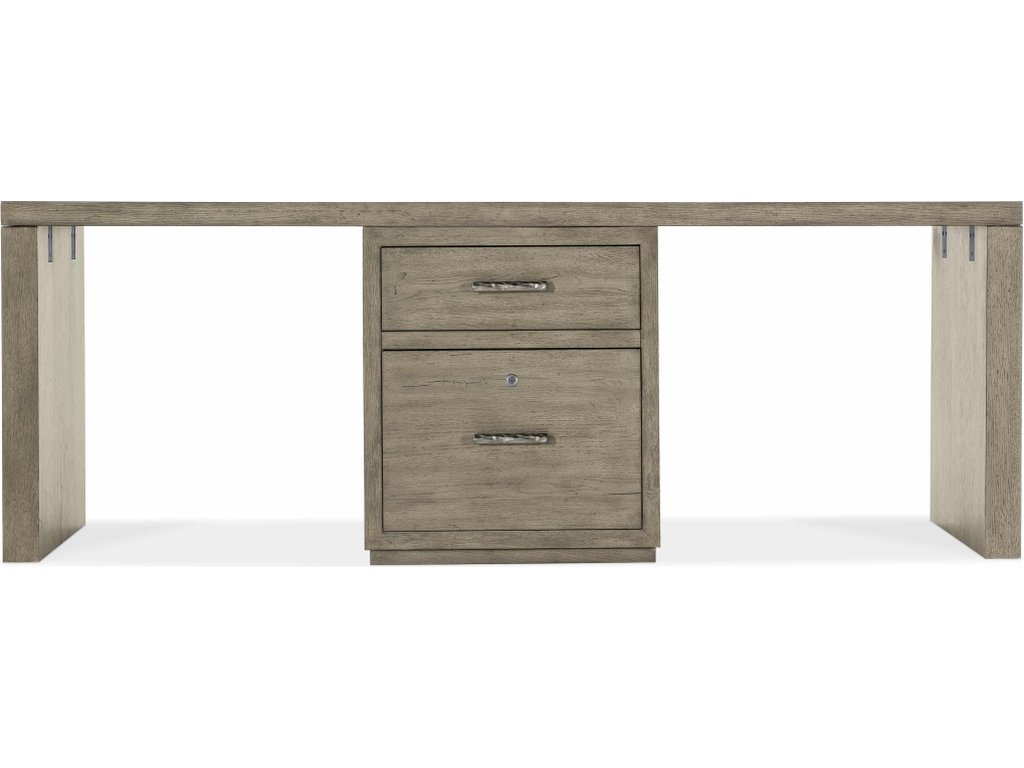 Linville Falls Desk - 84in Top-Small File and 2 Legs - image 2
