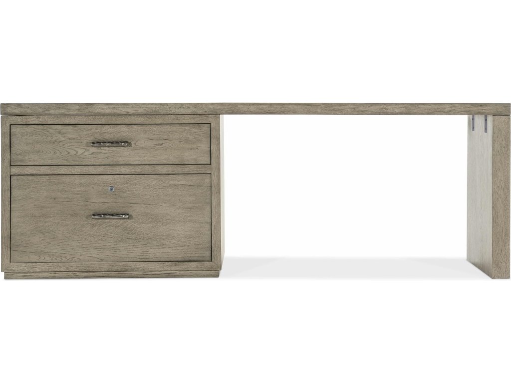 Linville Falls Desk - 84in Top-Lateral File and Leg - image 2