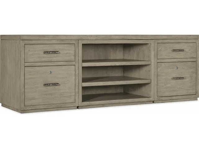 Linville Falls Credenza - 84in Top-2 Small Files and Open