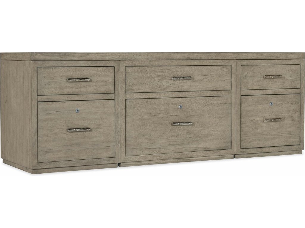 Linville Falls Credenza - 84in Top-2 Small Files and Lateral File - main image