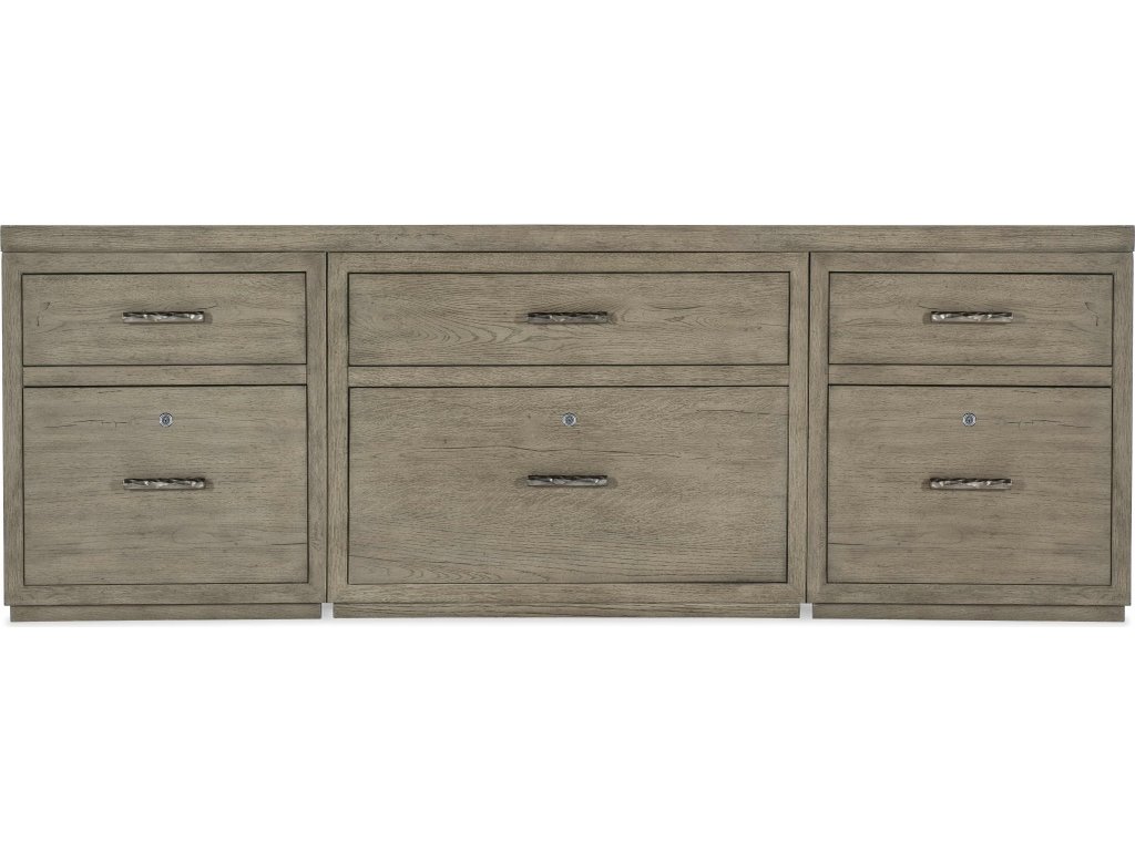 Linville Falls Credenza - 84in Top-2 Small Files and Lateral File - image 2