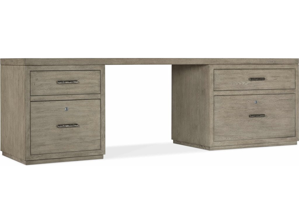 Linville Falls Desk - 96in Top-Small File and Lateral File - main image