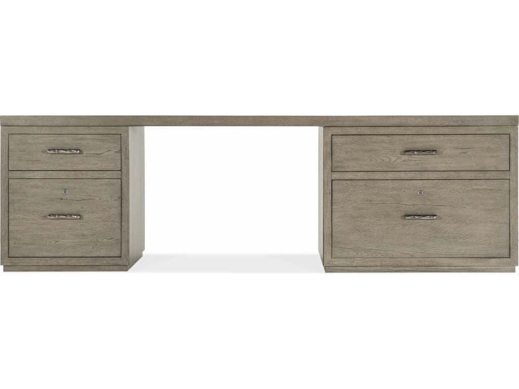 Linville Falls Desk - 96in Top-Small File and Lateral File - image 2