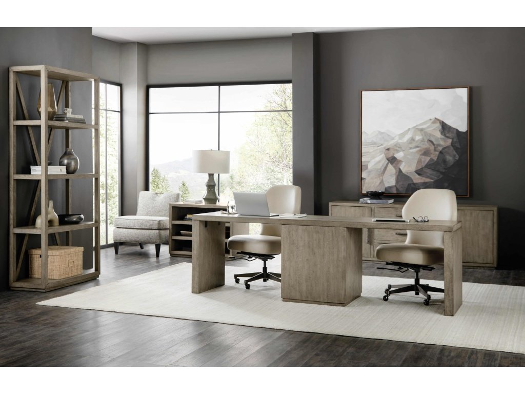 Linville Falls Desk - 96in Top-Small File and 2 Legs - image 4