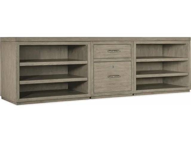 Linville Falls Credenza - 96in Top-Small File and 2 Opens