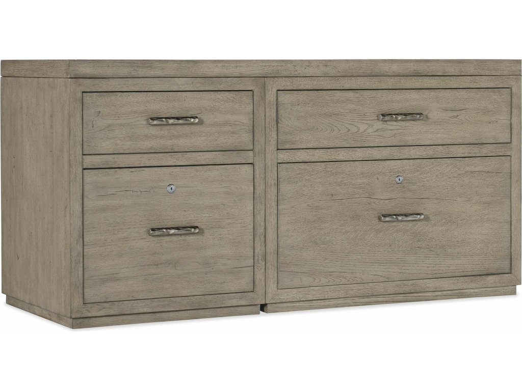 Linville Falls Credenza - 60in Top-Small File and Lateral File - main image