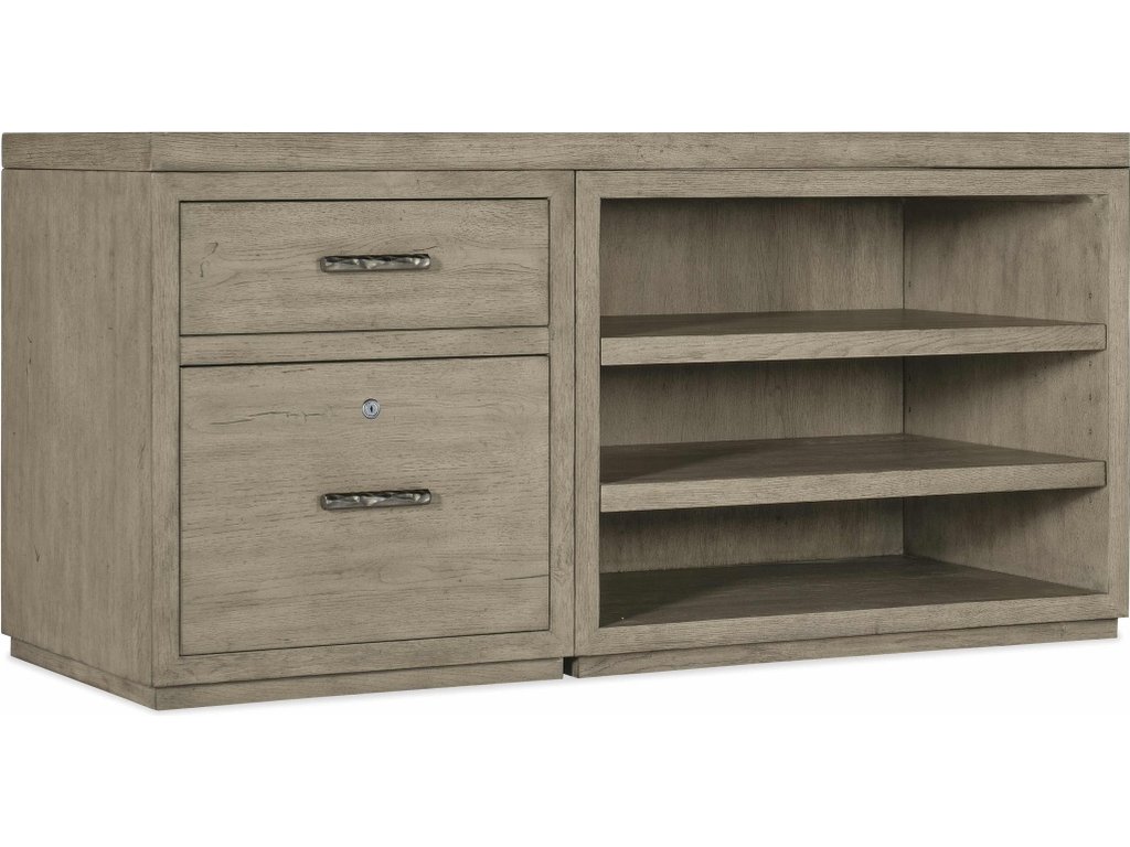 Linville Falls Credenza - 60in Top-Small File and Open - main image