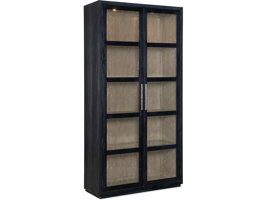 Linville Falls Shou Sugi Ban Curio Cabinet - main image