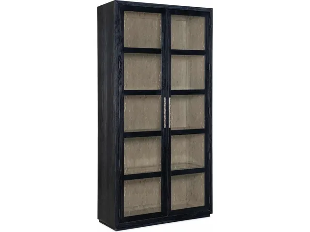 Linville Falls Shou Sugi Ban Curio Cabinet
