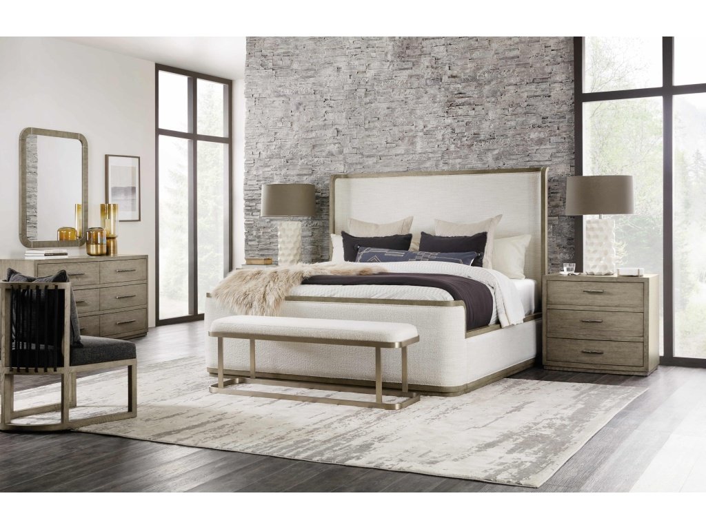 Linville Falls Boones Cal King Upholstered Shelter Bed - image 3