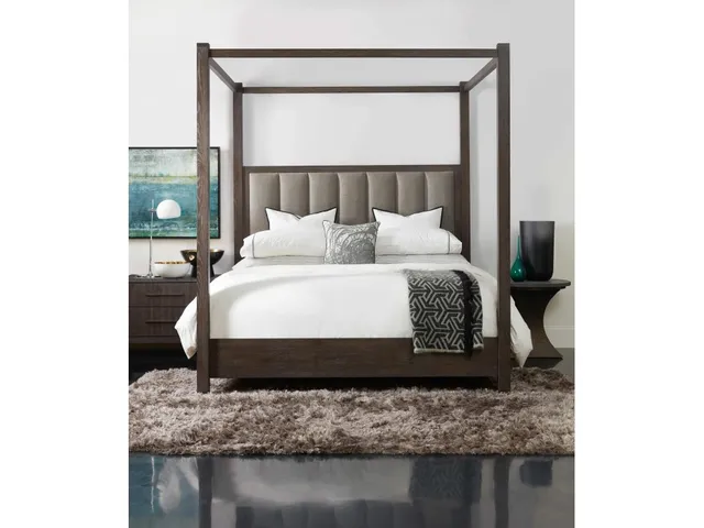 Miramar Aventura Jackson King Poster Bed w-Tall Posts & Canopy