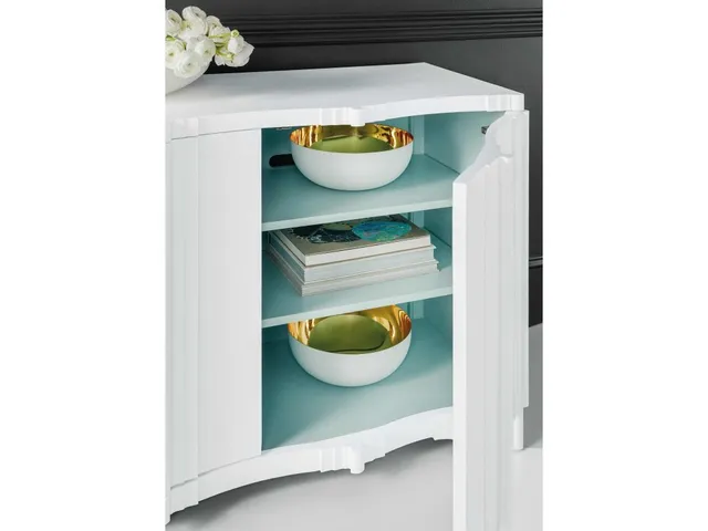 Melange Corinth Four Door Entertainment Console