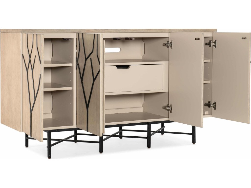 Melange Branched Four Door Entertainment Credenza - image 1