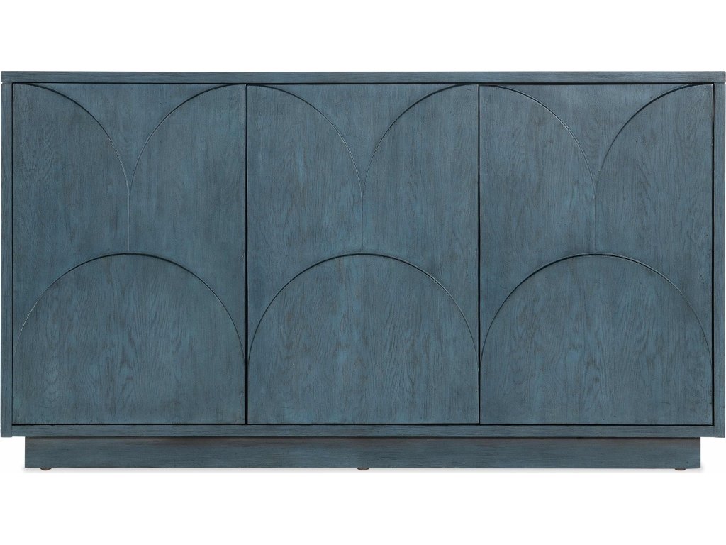 Melange Round Valley Three Door Entertainment Credenza - image 2