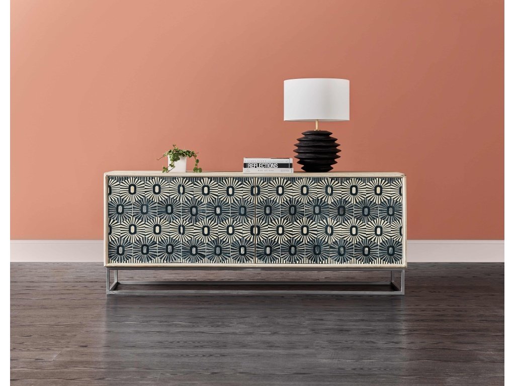 Melange Whitmore Four Door Credenza - image 3