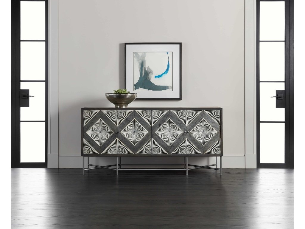Melange Hawthorne Four Door Credenza - image 3