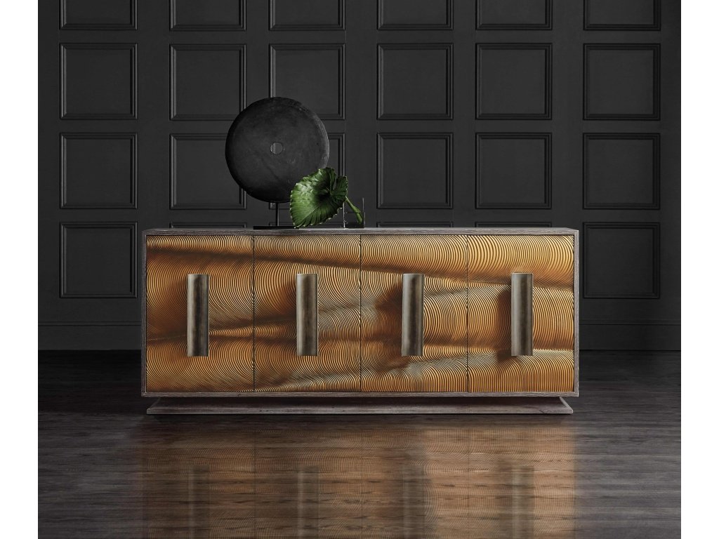 Melange Swaley Four Door Credenza - image 3