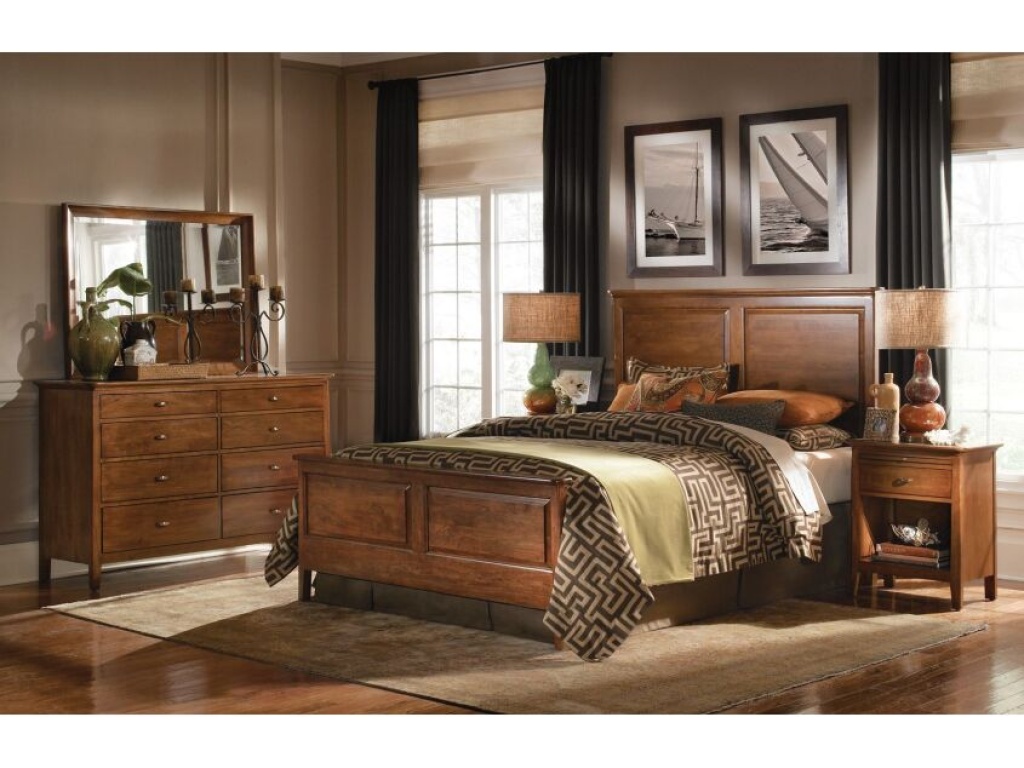 Queen Panel Bed-Complete - image 1