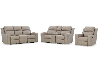 Lavenhorne Reclining Sofa, Loveseat and Recliner