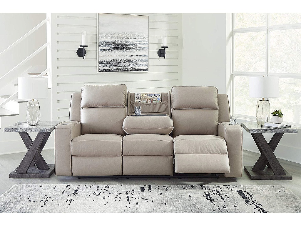Lavenhorne Reclining Sofa with Drop Down Table - image 6