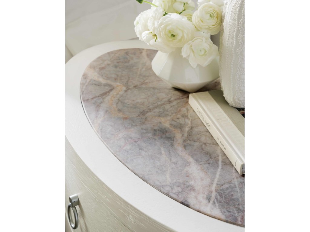 Serenity Wavecrest Oval Nightstand - image 3
