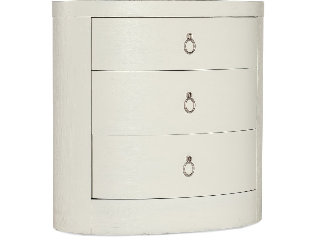 Serenity Wavecrest Oval Nightstand - main image