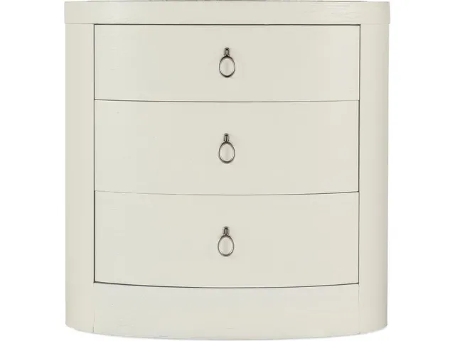 Serenity Wavecrest Oval Nightstand - Alternative View