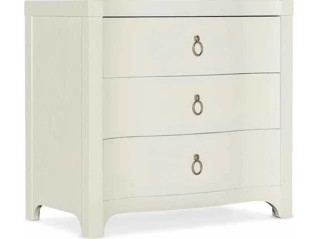 Serenity Antigua Three Drawer Nightstand