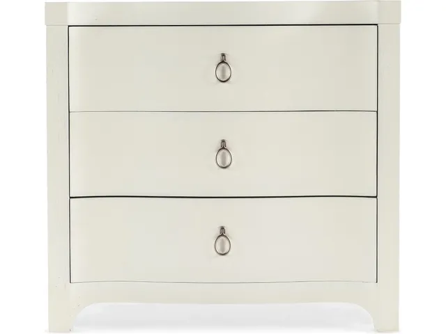 Serenity Antigua Three Drawer Nightstand - Alternative View