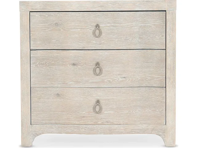 Serenity Antigua Three Drawer Nightstand - Alternative View